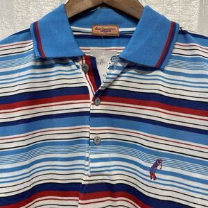 Deco'llection Int Barbados Striped Polo Shirt Casual Summer Golf XXL